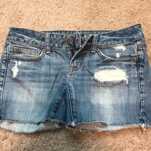 American eagle jean shorts